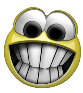 crazed smiley
